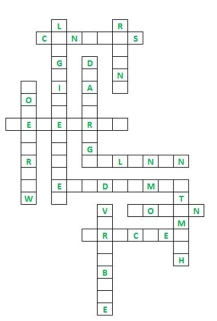 puzzle with letter